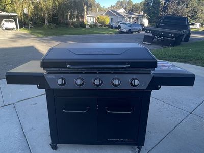 Nexgrill Daytona Pro 5-Burner NitroGuard Propane Gas Griddle w/ Cover