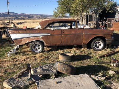 1957 Chevy Belair with title runs original 283