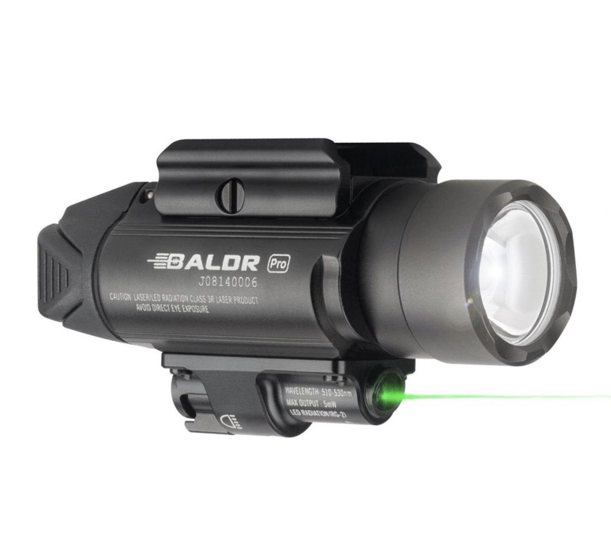 Baldr Pro Pistol Flashlight Laser Sight