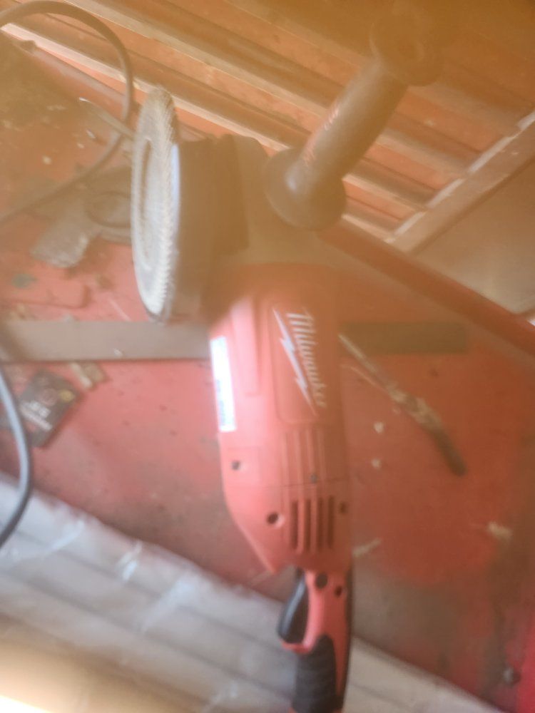 Milwaukee Corded Handheld Angle Grinder with Side Handle