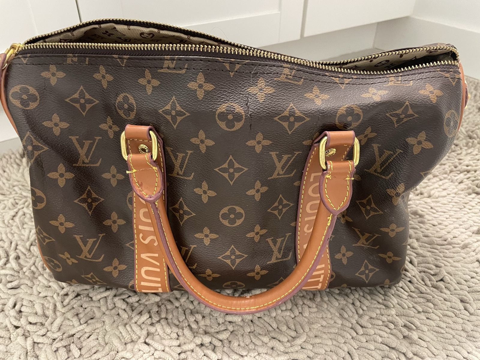 LV Heritage Speedy Bag Dupe