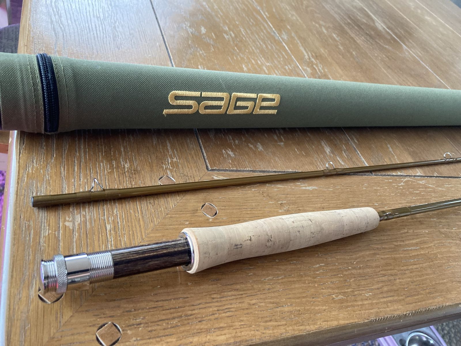 Sage Launch 590 9'0" #5 Line Fly Fishing Rod with Case - Great Condition