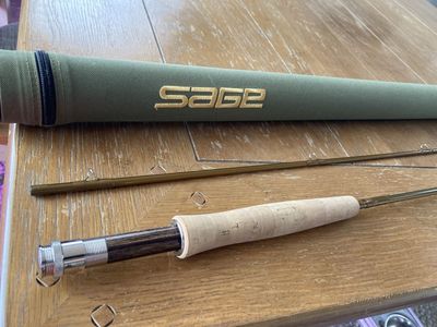 Sage Launch 590 9'0" #5 Line Fly Fishing Rod with Case - Great Condition