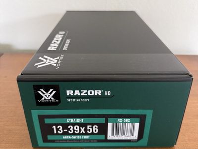 Brand New Vortex Razor 56mm Straight Spottng Scope