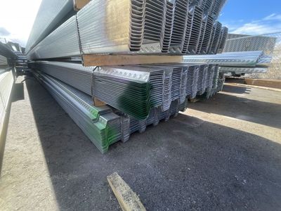 PRICED TO MOVE!! Steel Composite/Floor Deck – 20 GA x 1-1/2" Rib x 36" x 302" – $210.95 ea.