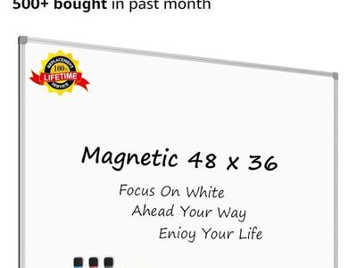 white board 48" X 36" NEW IN BOX
BOX