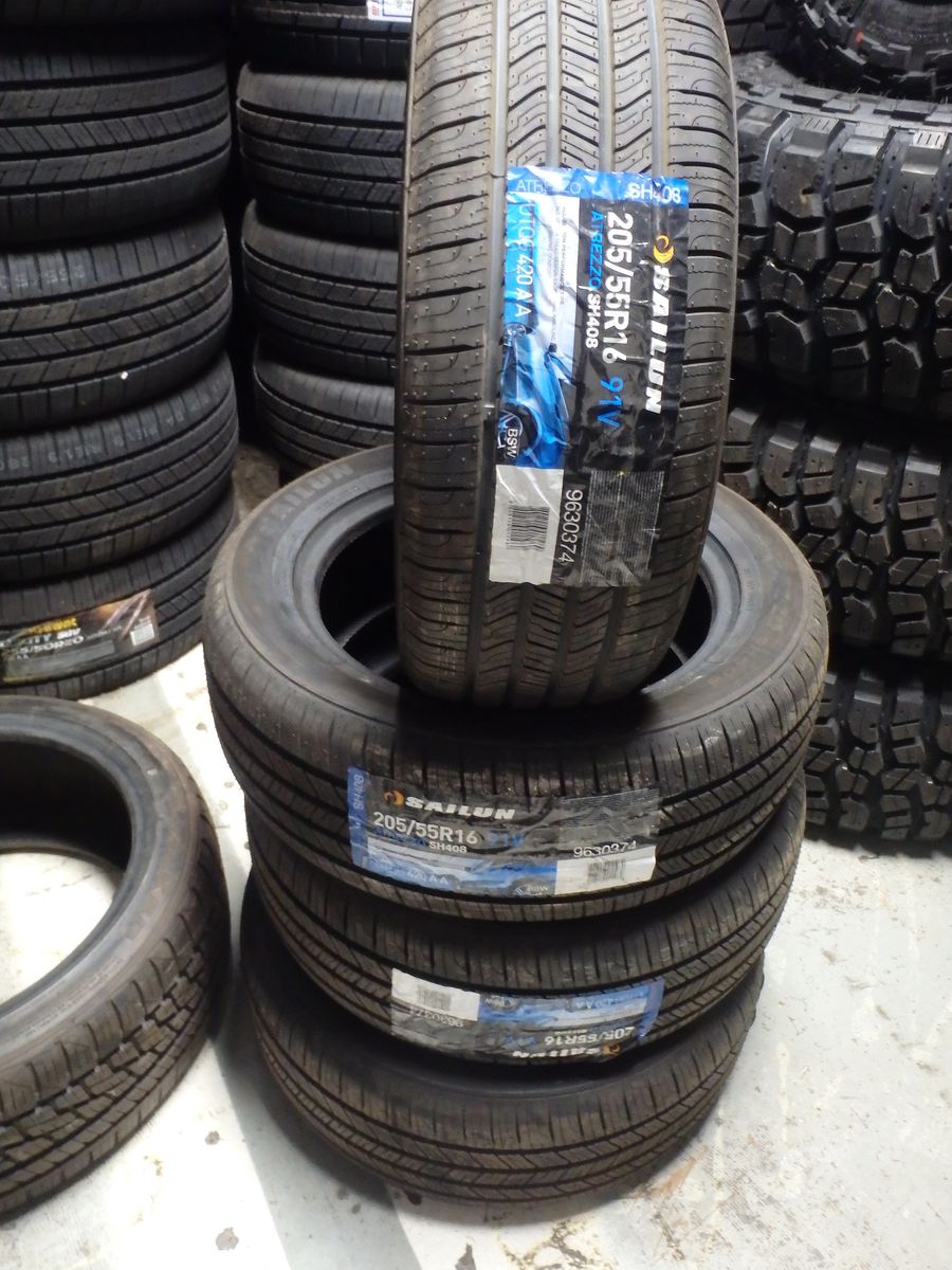 205/55R16 SAILUN ATREZZO SH408 SET OF BRAND NEW TIRES