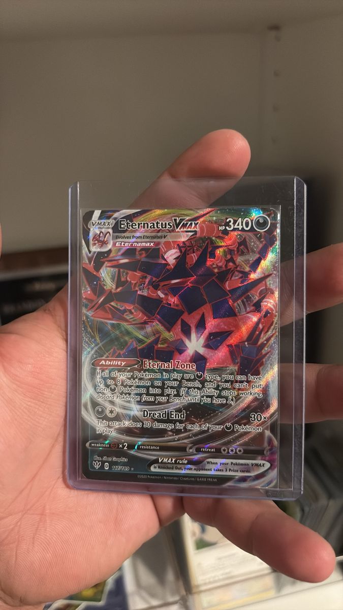Eternatus VMAX Pokemon Card SWSH046 Darkness Ablaze Ultra Rare