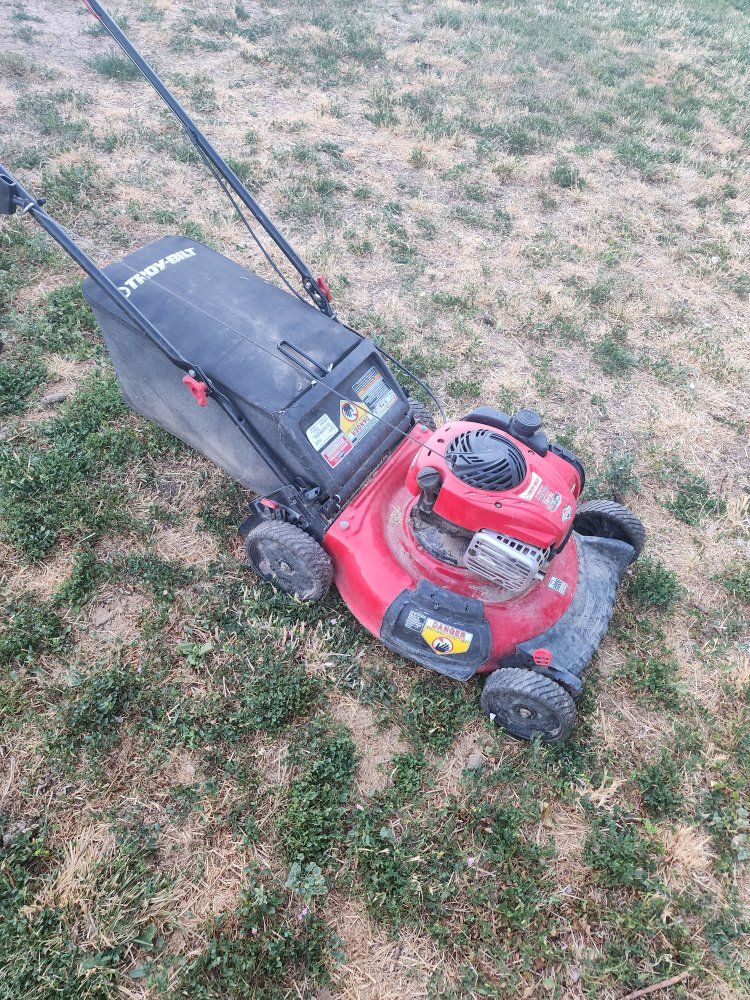 Troy-Bilt TB110 21" Push Gas Lawn Mower with Bagger