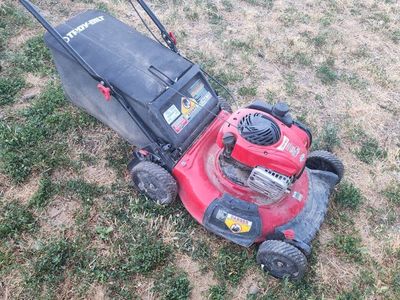 Troy-Bilt TB110 21" Push Gas Lawn Mower with Bagger