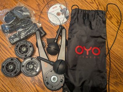 OYO Personal Gym Full Body Portable Gym NASA SpiraFlex Resistance w/ Workout DVD & Bag