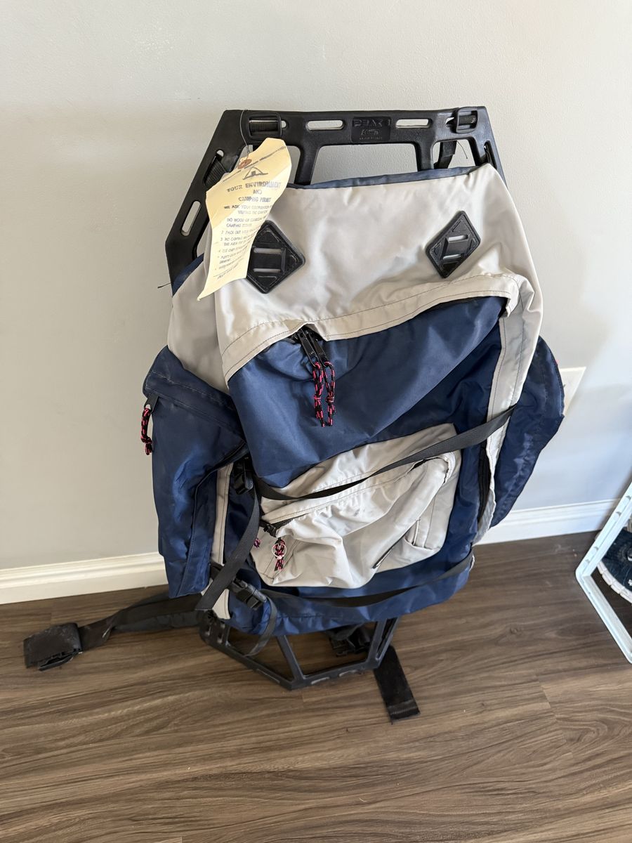 Frame back packing pack