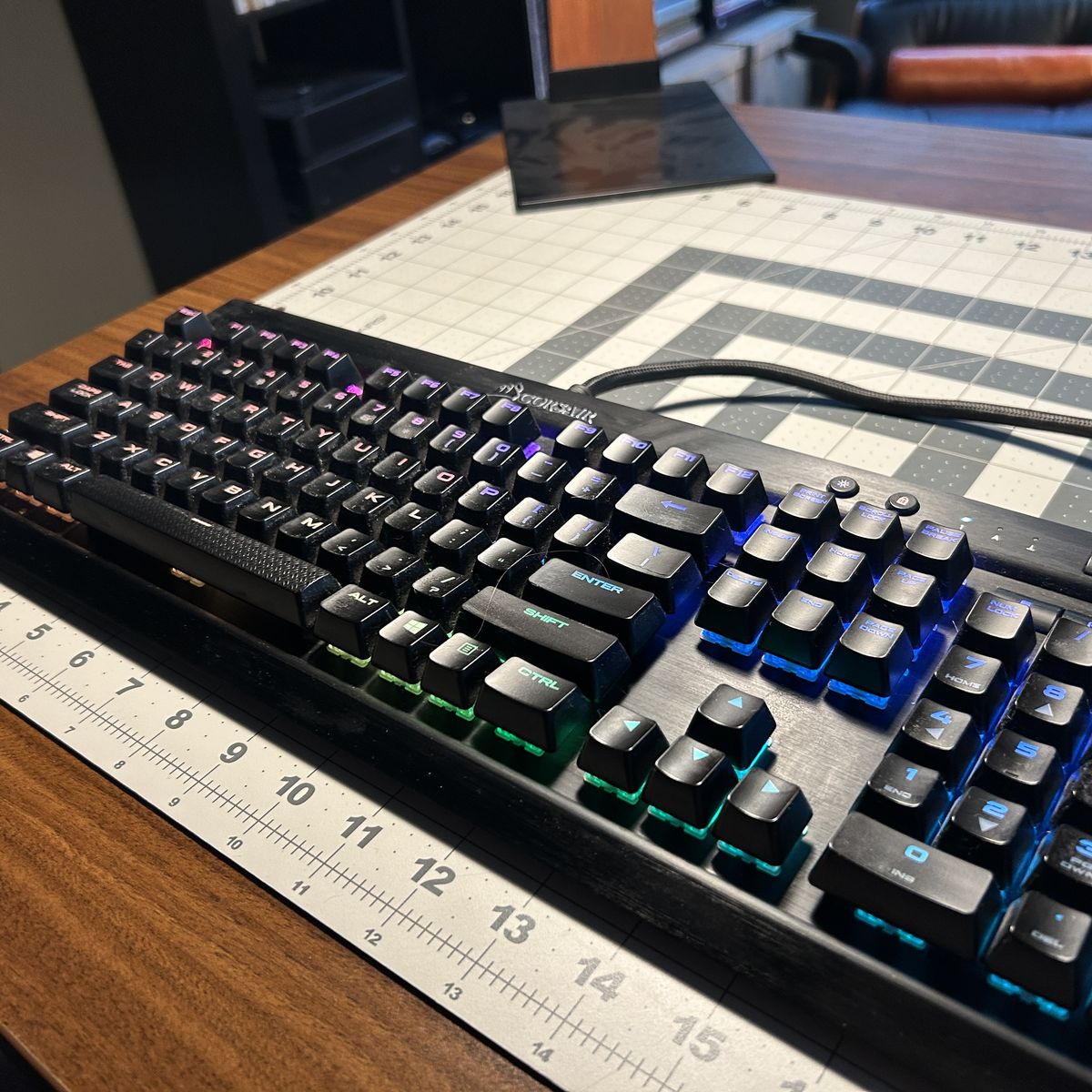 Corsair K70 RGB Rapidfire Mechanical Keyboard - Cherry MX Speed (Silver) Switches