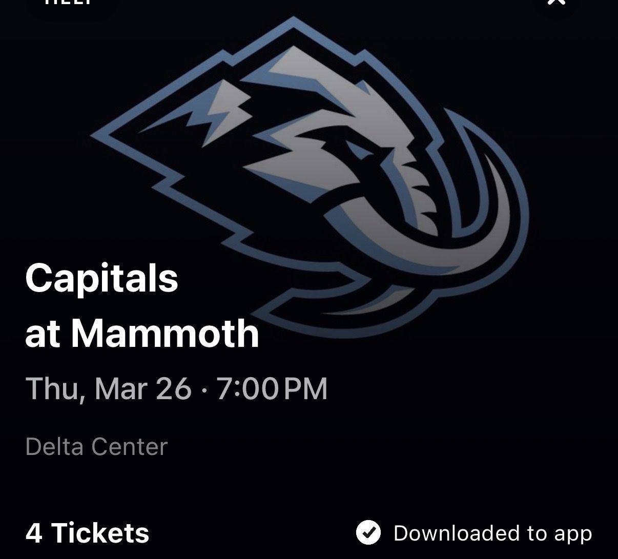 Utah Mammoth vs Capitals