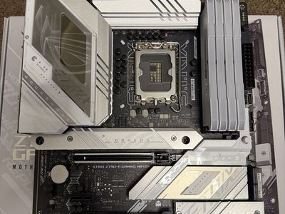 White motherboard and ram combo Z790 64 gigs ddr4
