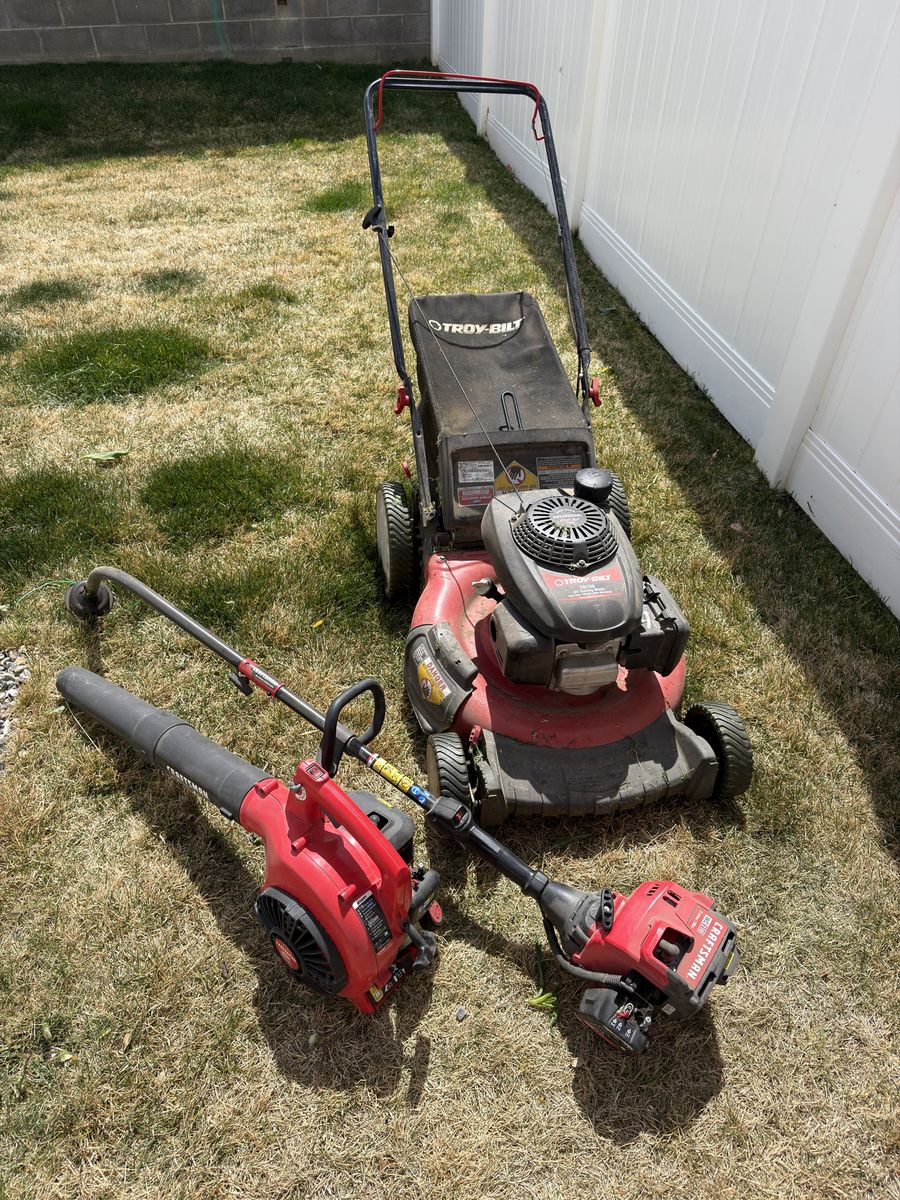 Mower, Blower, Weed Wacker
