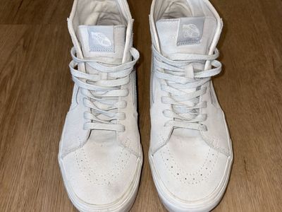 Vans Sk8-Hi Tapered Grey Suede Shoes