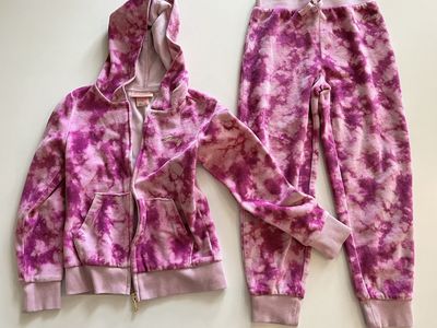Juicy Couture Kids Purple/Pink Tie‑Dye Set-Size 6