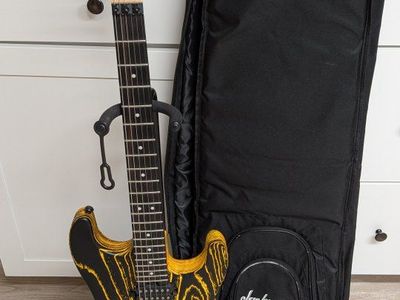 Charvel Pro-Mod DK24 HSS 2PT CM Electric Guitar - Yellow/Black Burst, Used