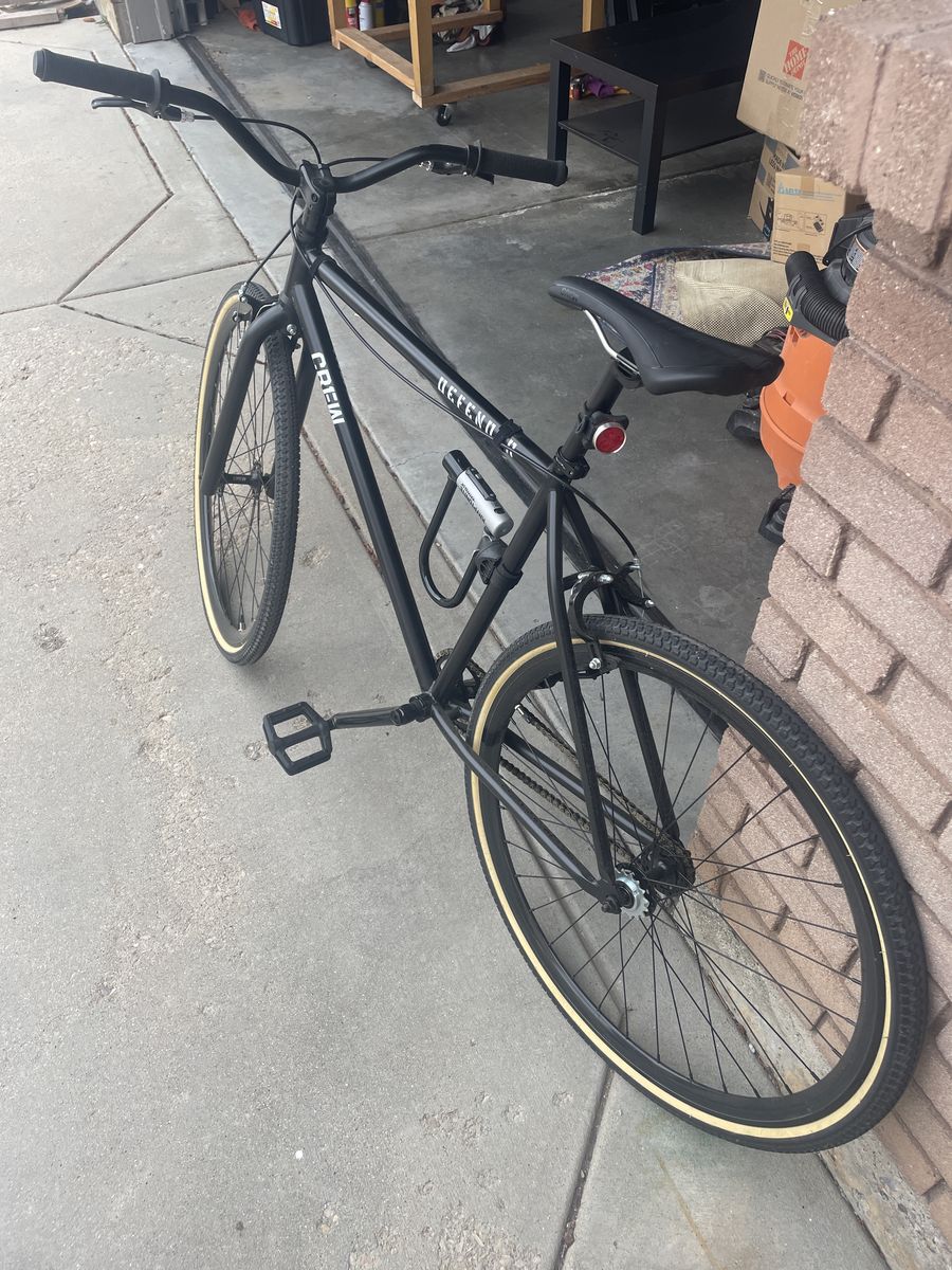 Single speed city bicycle