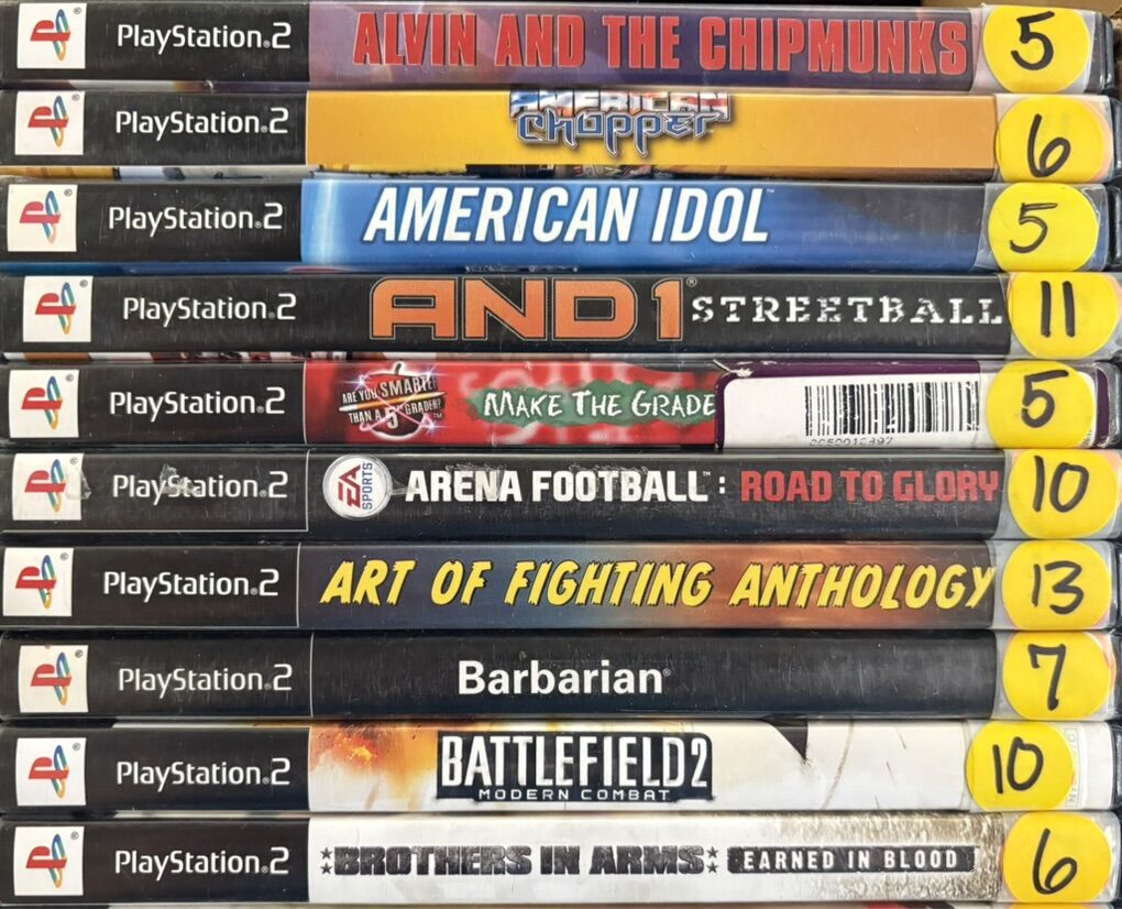 Ps2 Games Starting At 4$ And Up
