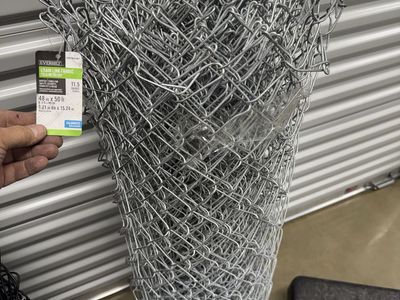 48 in. x 50 ft. 11.5-Gauge Galvanized Steel NEW