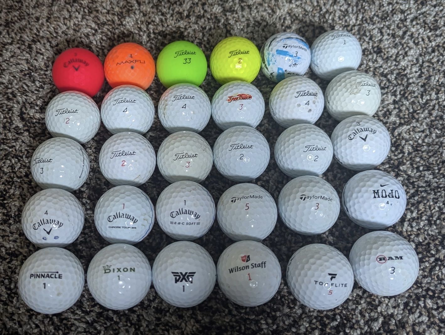 30 golf balls (various brands) #2