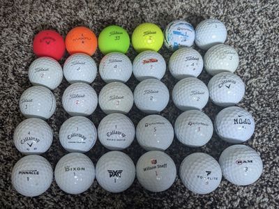 30 golf balls (various brands) #2