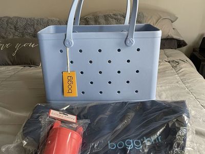 Brand New 3-Piece Bogg Bag Bundle (Blue Skies)