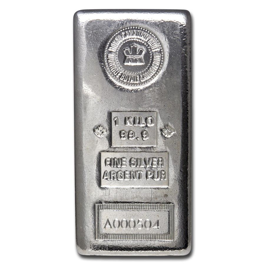 Canadian Kilo Silver Bar (1000 grams)