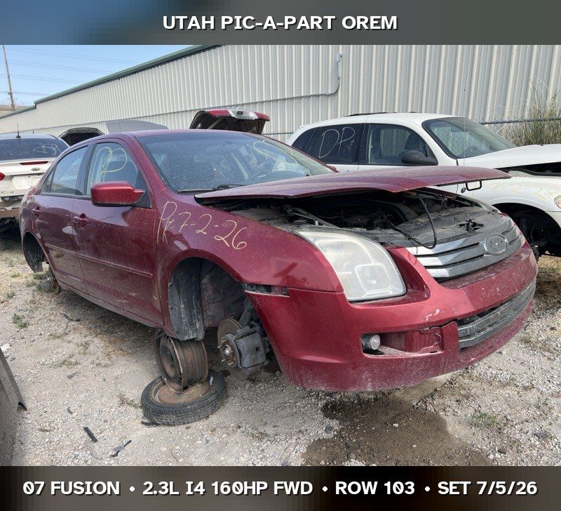 2007 Ford Fusion Parts - UTPAP Orem