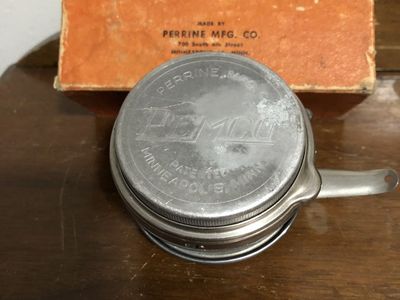 Old but like New, “PEMCO” Automatic Fly Reel # 85 and Orignal Box.
