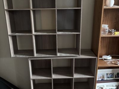 2 separate- 9 piece shelves