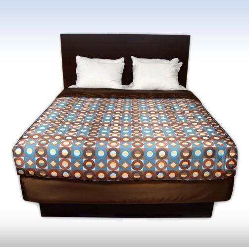 NEW! King Size Quilted Coverlet 104” x 95” Sunrise Teal