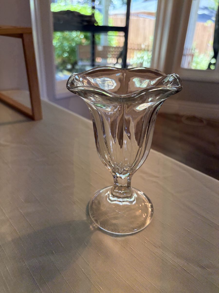 Vintage Pedestal Dessert Goblets – Set of 8