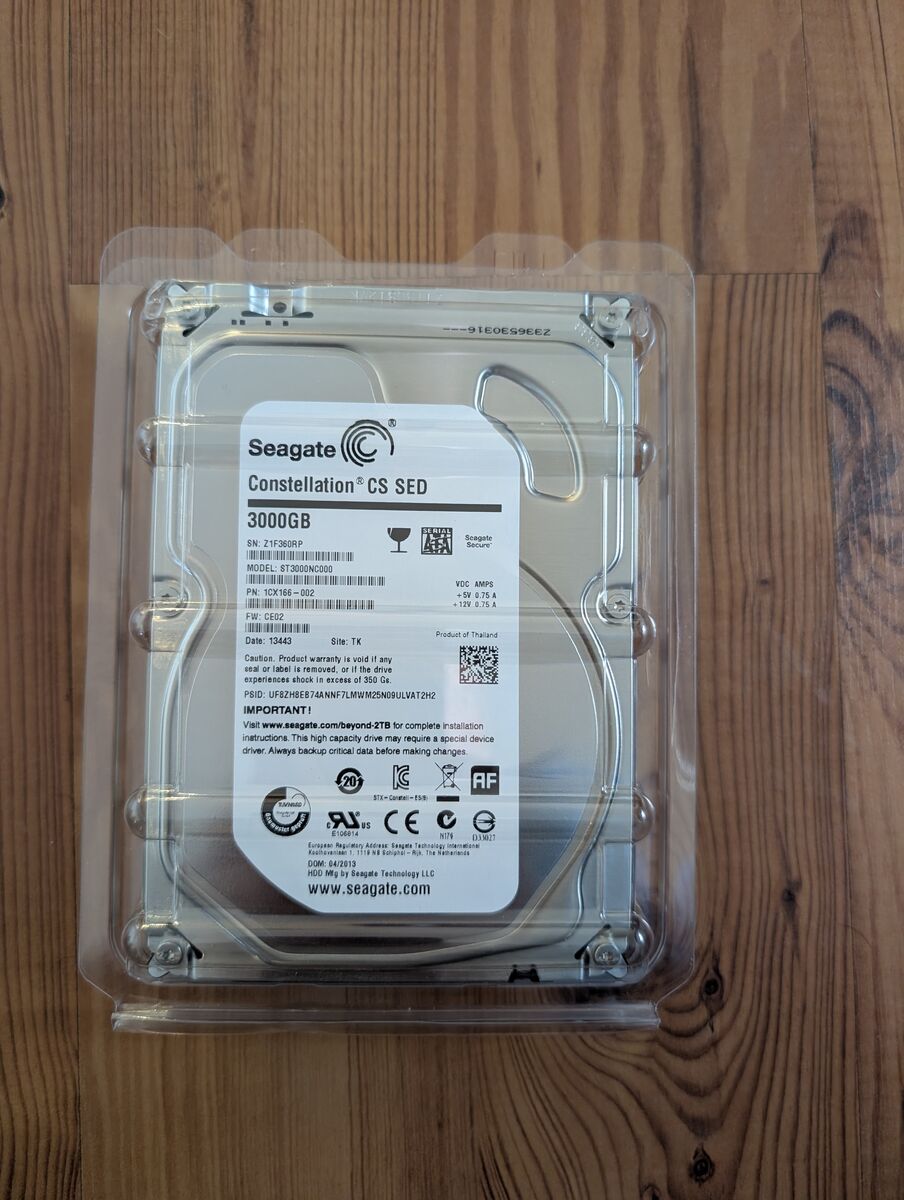 Seagate Constellation CS 3TB SATA 6.0 3.5" HDD BTW