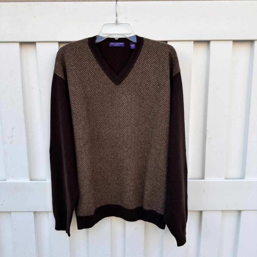 Mens Cashmere Pullover Sweater