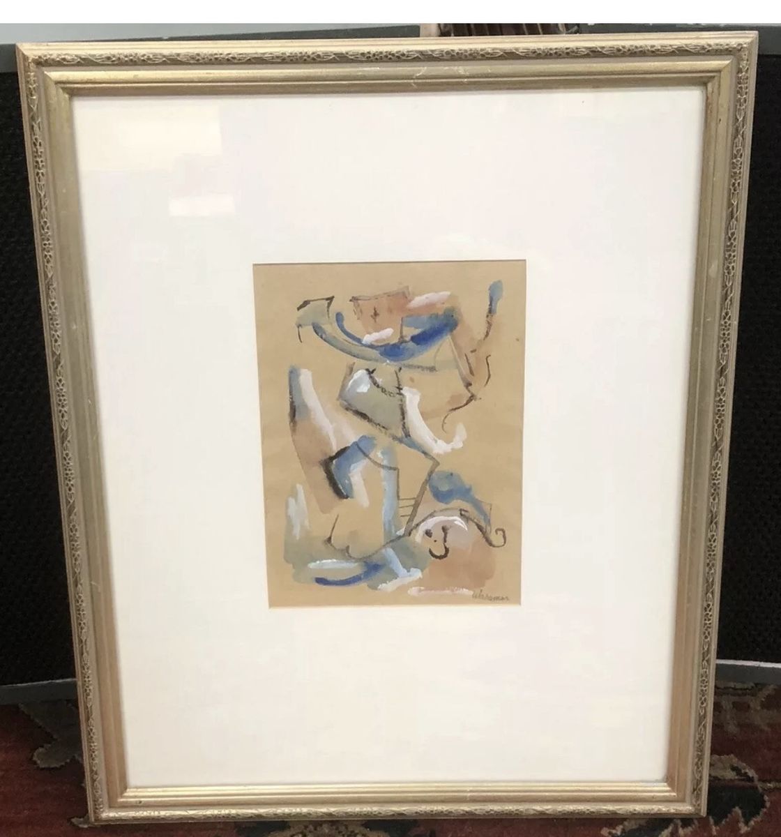 Ted Wassmer Watercolor Painting Framed 