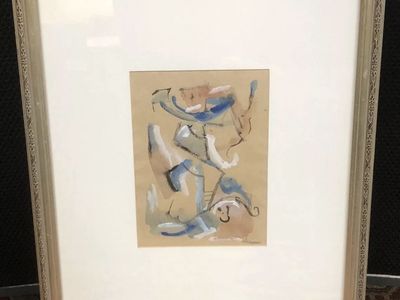 Ted Wassmer Watercolor Painting Framed