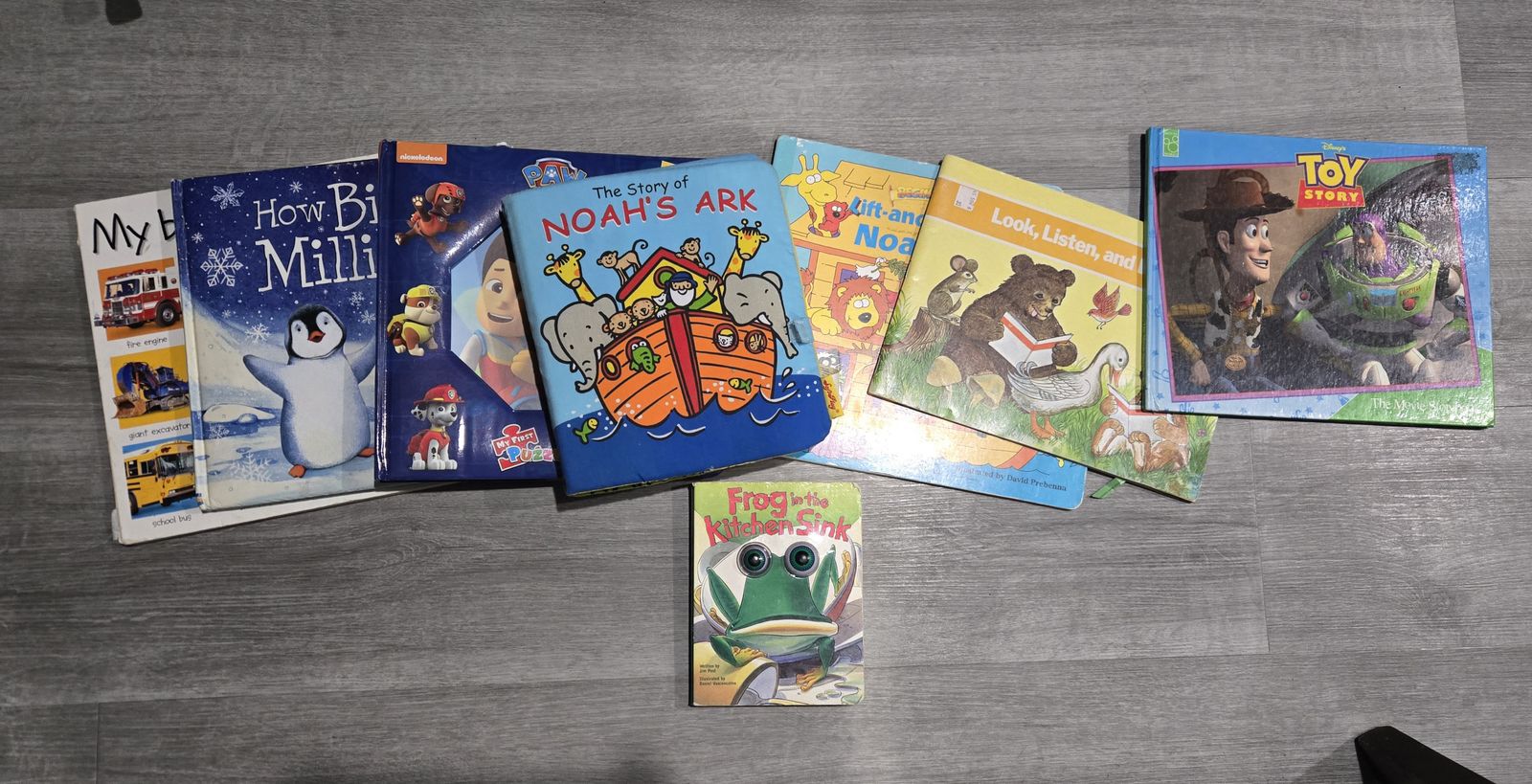 Large Lot of 30+ Children's Picture & Board Books - Disney, Sesame Street, Clifford & More