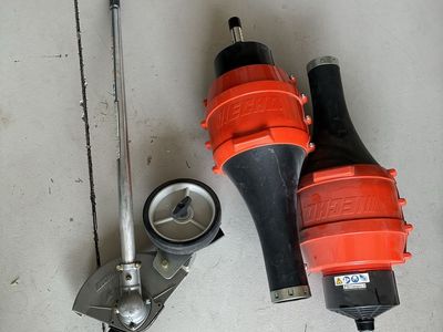 Echo edger and blower attachments