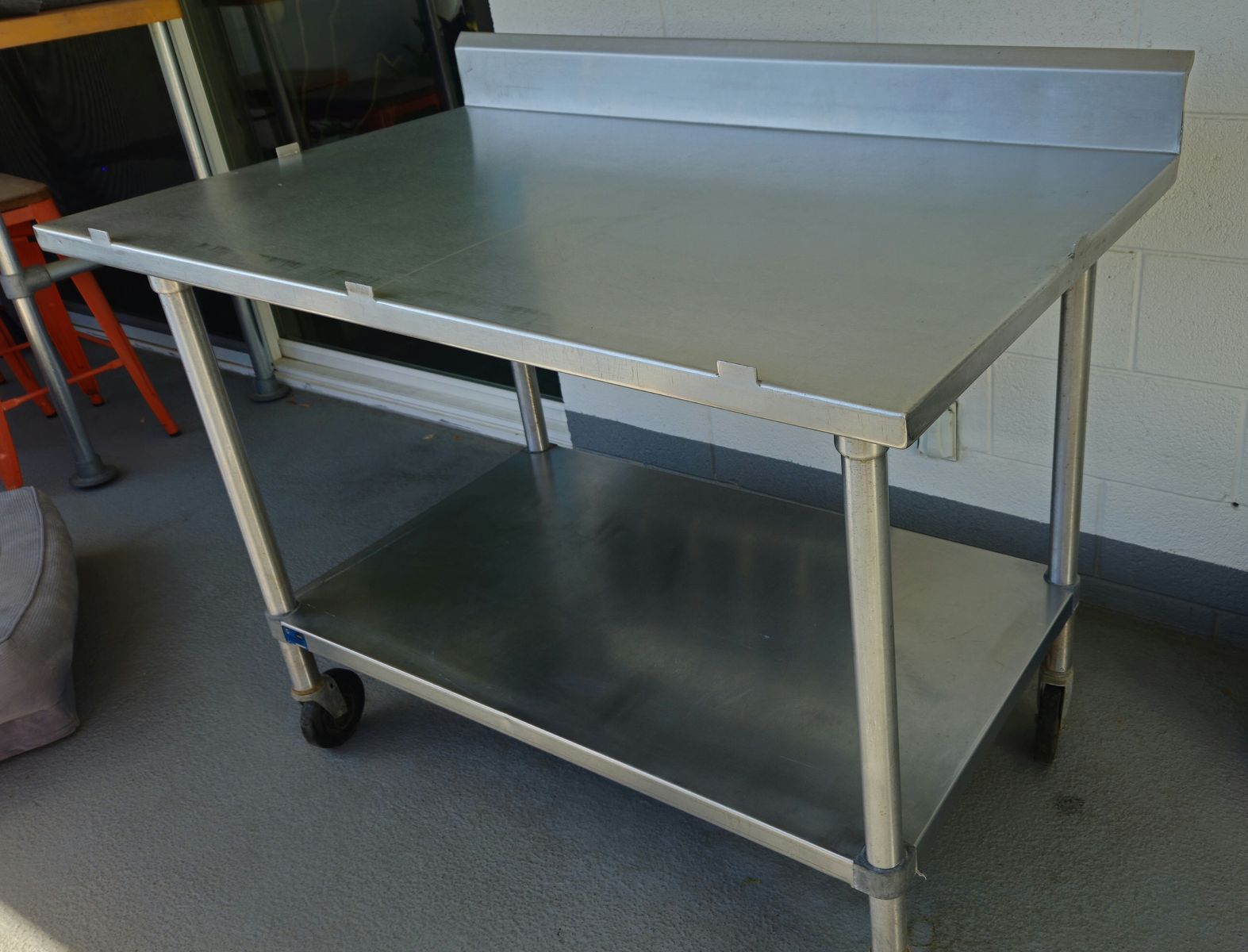 Stainless Restaurant prep table