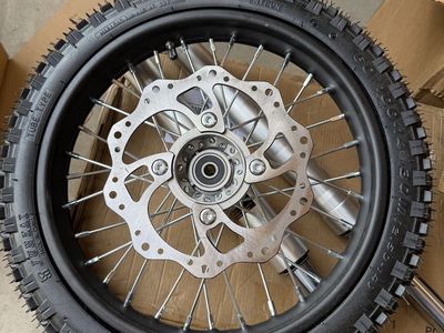 New Trailmaster S3-125 Forks And Rear Wheel