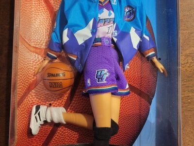 Mattel NBA Utah Jazz Barbie Doll in Original Box