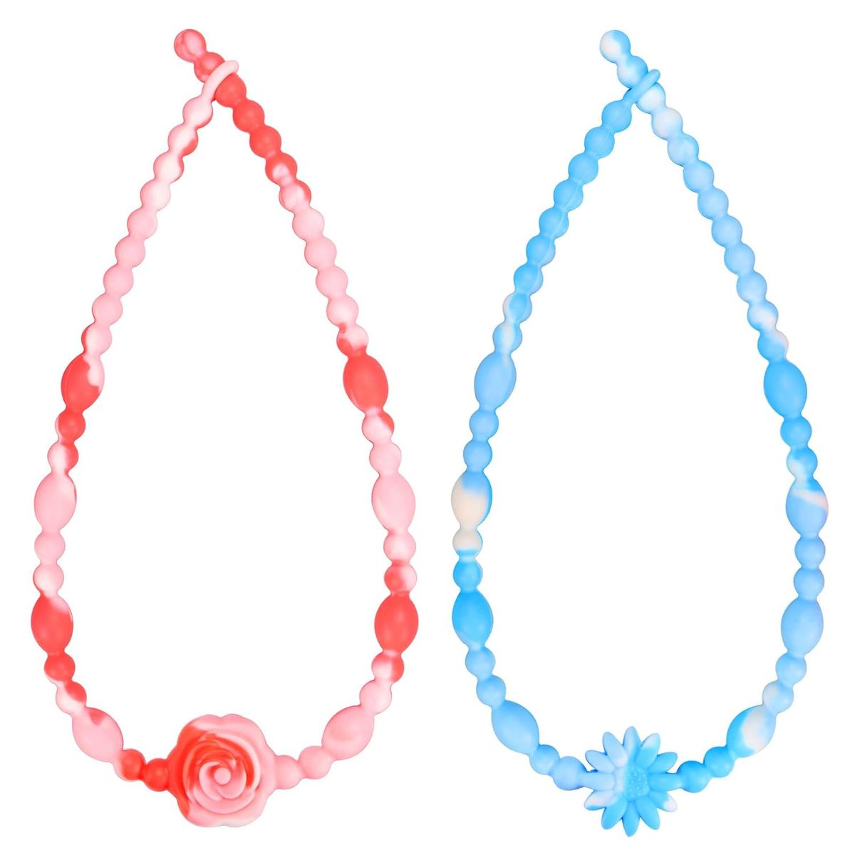 NEW Teething Necklace for Baby, One-Piece Safety Design for Toddler, Chew Necklaces for Sensory Kids Adults