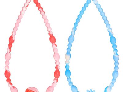 NEW Teething Necklace for Baby, One-Piece Safety Design for Toddler, Chew Necklaces for Sensory Kids Adults