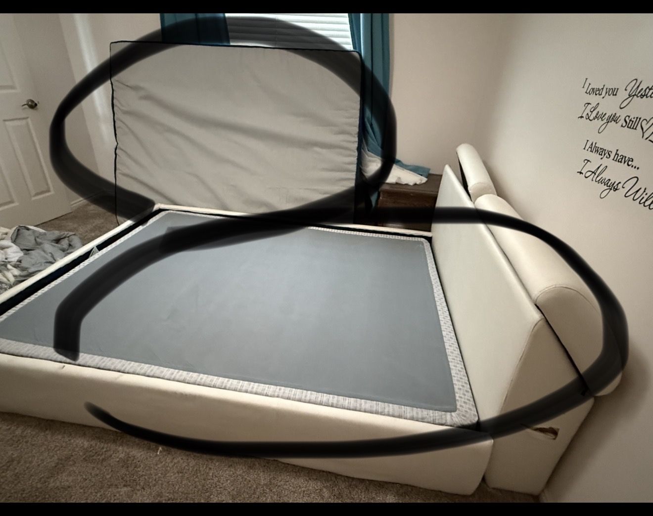 Queen Storage Bed Frame And Bed