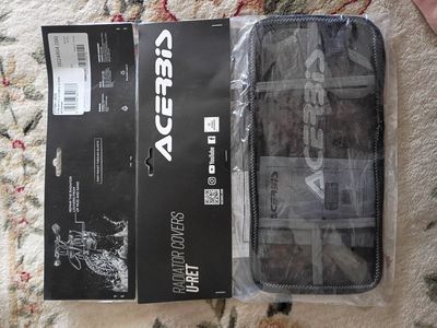 Motorcycle dirtbike radiator covers