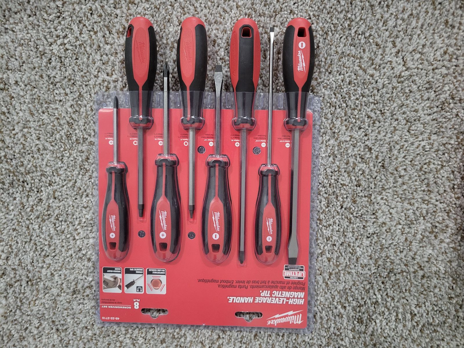 Milwaukee 8 piece screwdriver set