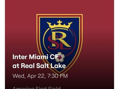 4 tickets to RSL VS Miami (Messi)